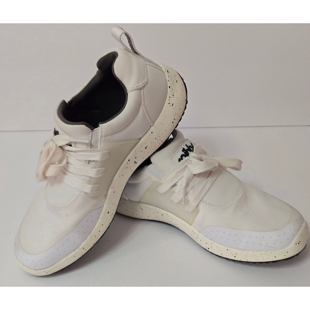 Snibbs Women's Spacecloud‎ Slip Resistant Shoes Size 8 White Lace Up Sneakers